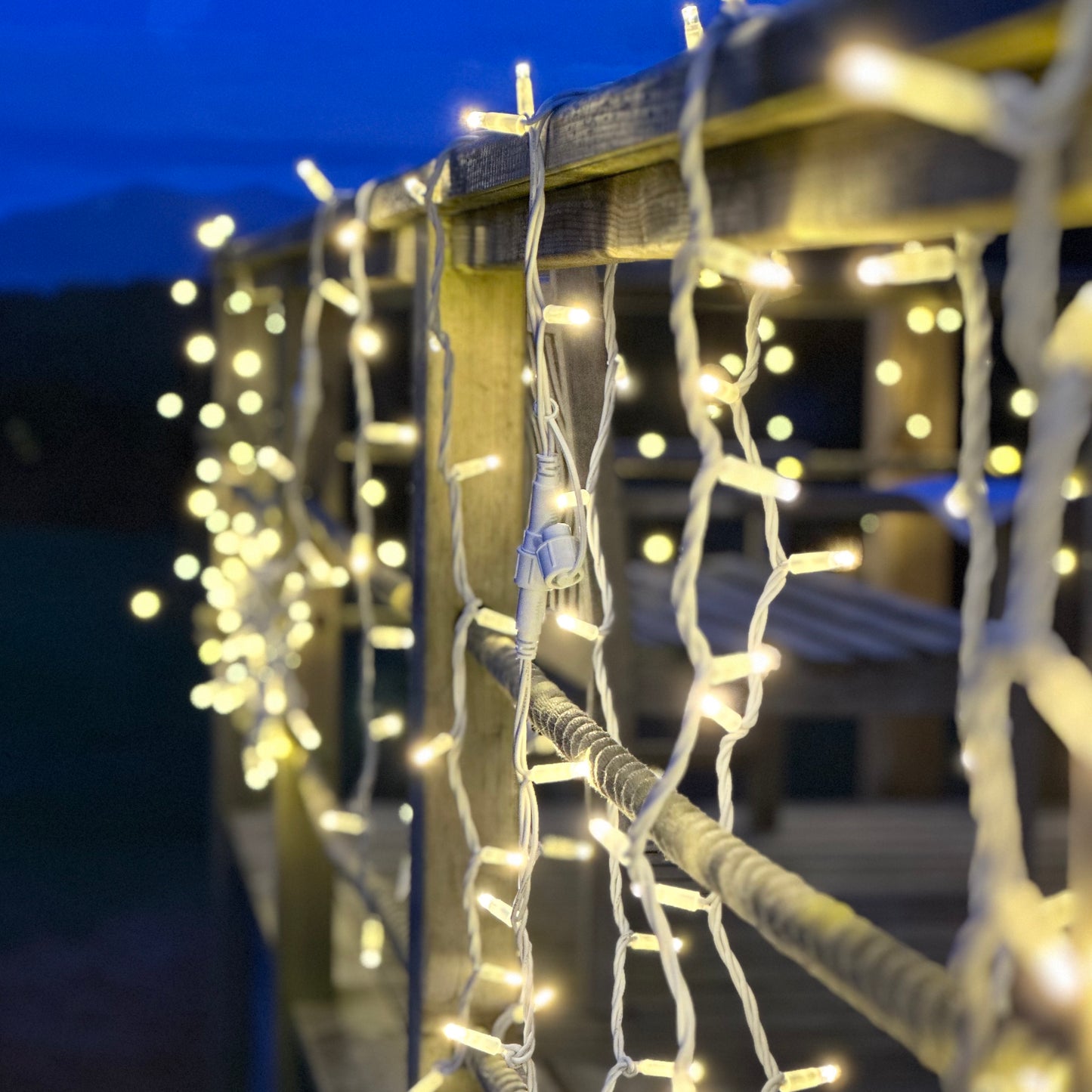 IP65 Fairy Light on White Cable (Connect365+) 5m Connectable 