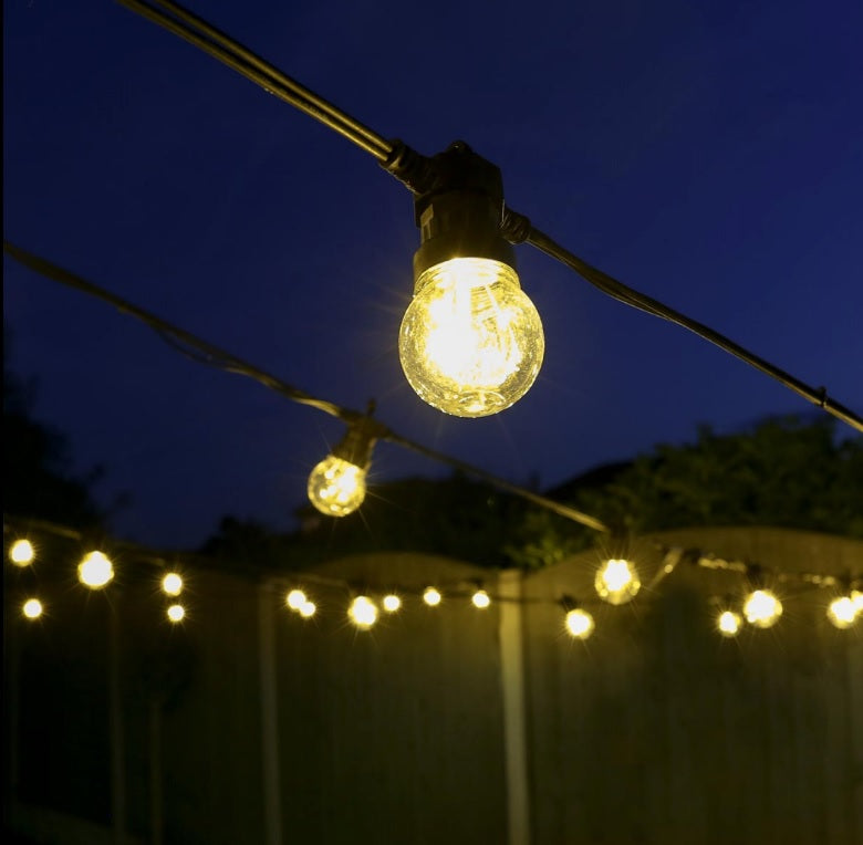 Warm white shop festoon lights